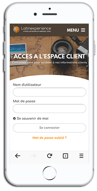 Votre espace voyageur