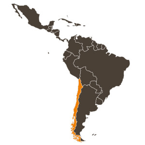 Carte Chili et île de Pâques