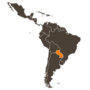 Carte Paraguay