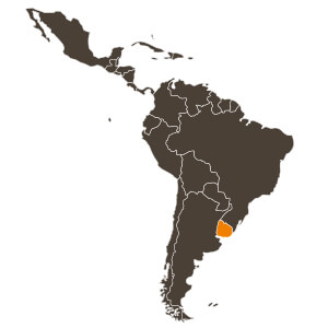 Carte Uruguay