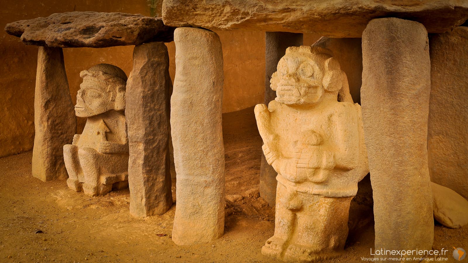 Colombie - San Agustin - Statue - archéologie 