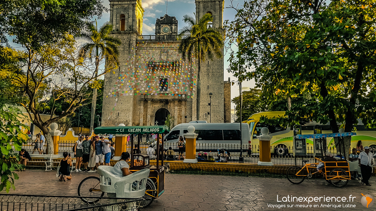 Mexique - Valladolid - Place centrale - Latinexperience voyages