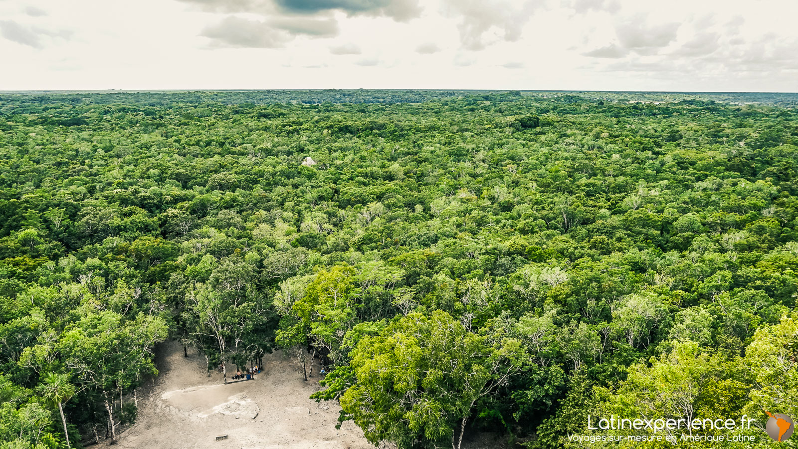 Mexique - site de Koba - Vue de la grande pyramide - Latinexperience voyages