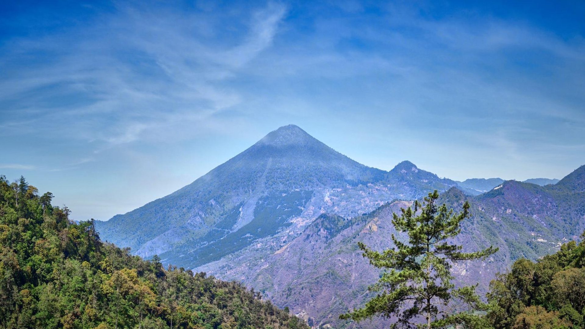 volcans du Guatemala