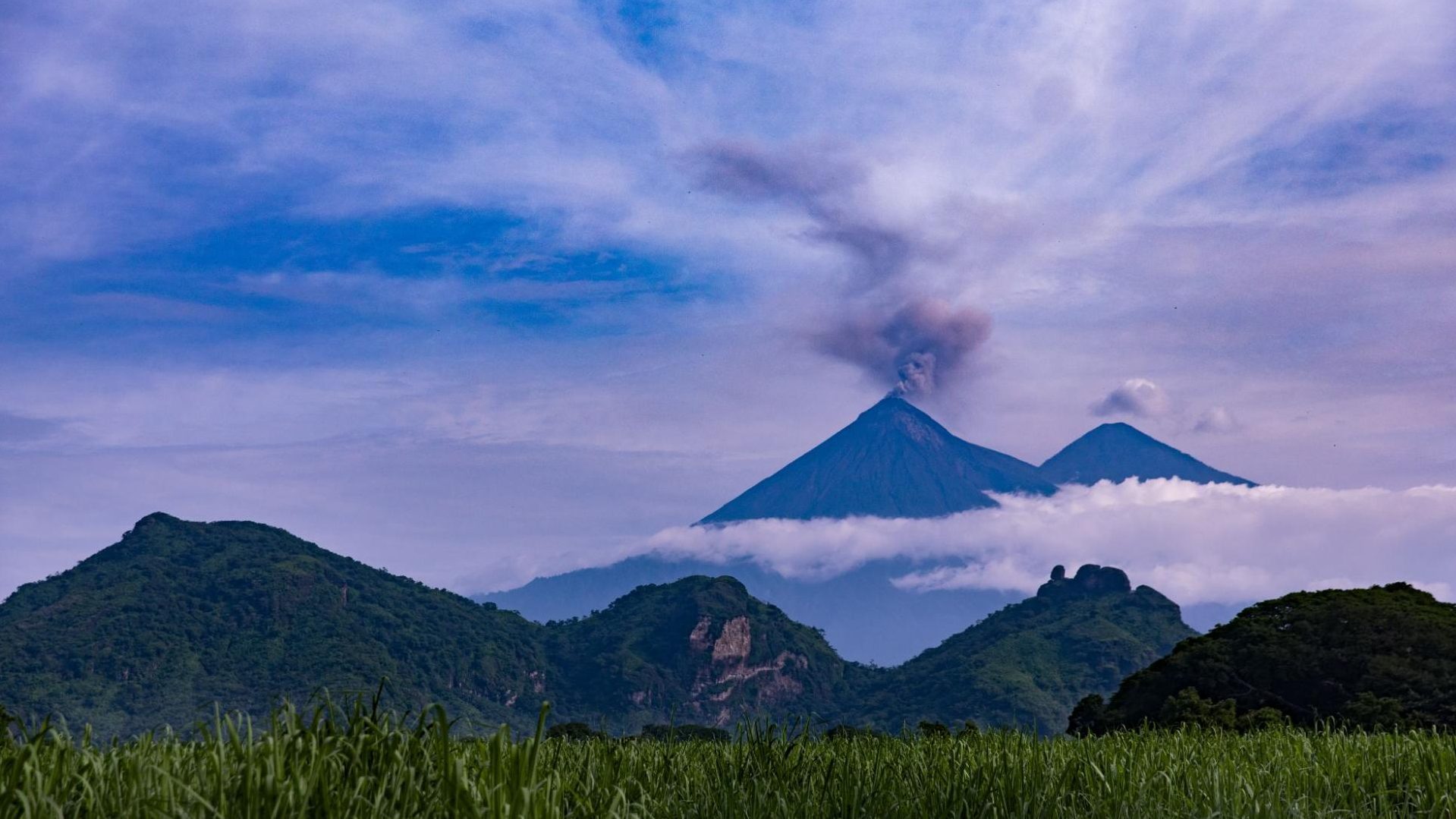 volcans du Guatemala