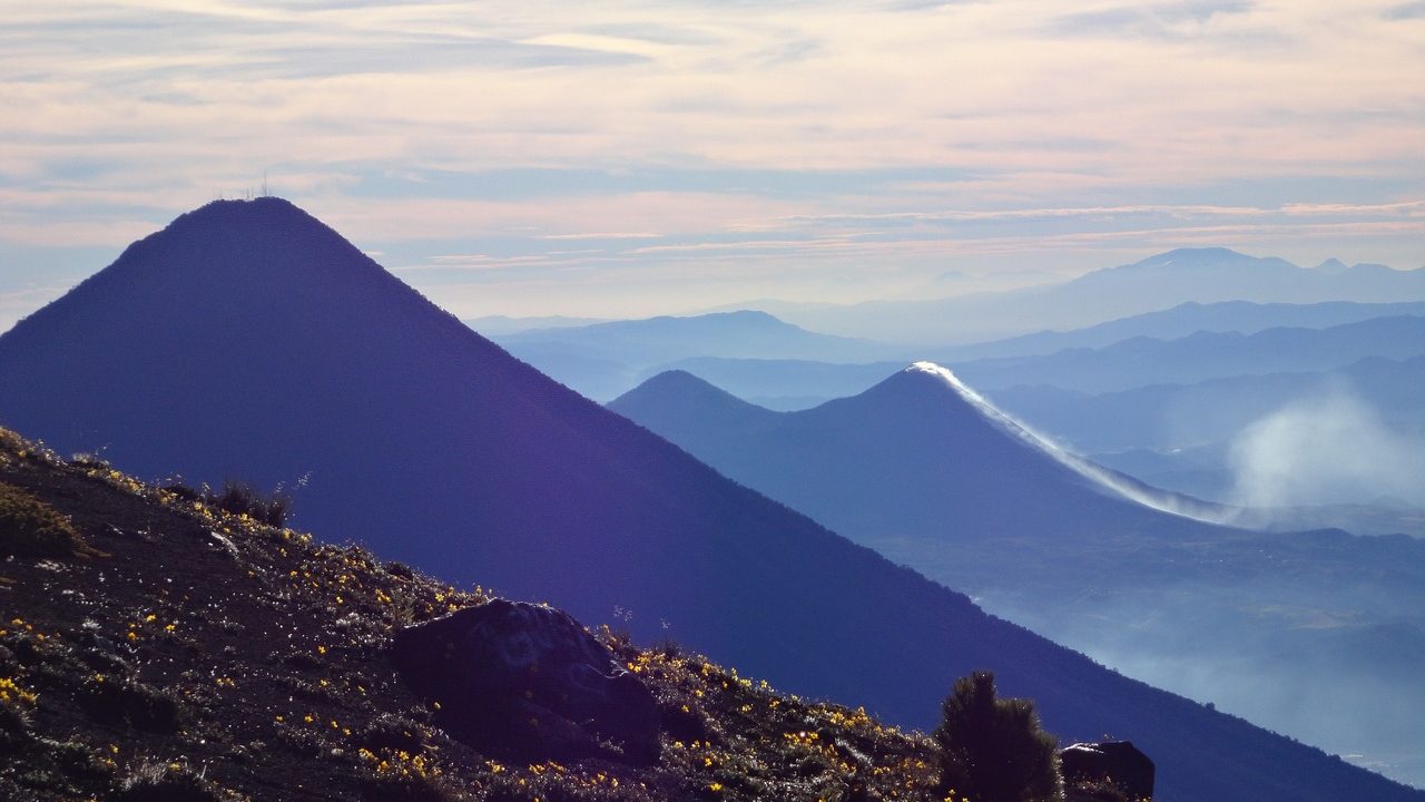 volcans du Guatemala