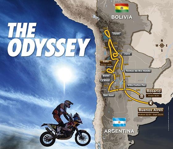 carte rallye dakar 2016